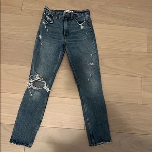 Abercrombie high rise skinny jeans